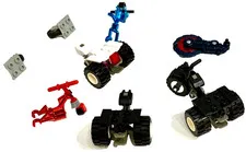 Genuine LEGO Motorbike & Wheel Part Lot - Chrome Bikes, 3-Wheeler ATV, Aircraft 