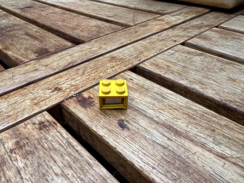 LEGO Ref 08010bc01 - TRAIN LIGHT BRICK 12V YELLOW - LIGHT BRICK