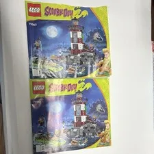 Lego Scooby-Doo Haunted Lighthouse Instruction Manual Set 75903 books 1 and 2