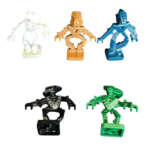 LEGO Bionicle Toa Hordika Minifigure 2005 Onewa Whenua Matau Nokama Nuju VTG HTF