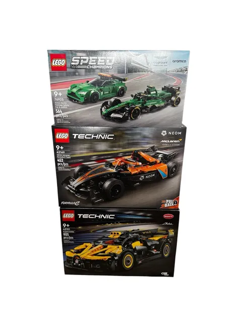 Lego lot of 3 Sets Technic, Super Champions  76925, 42169 & 42151