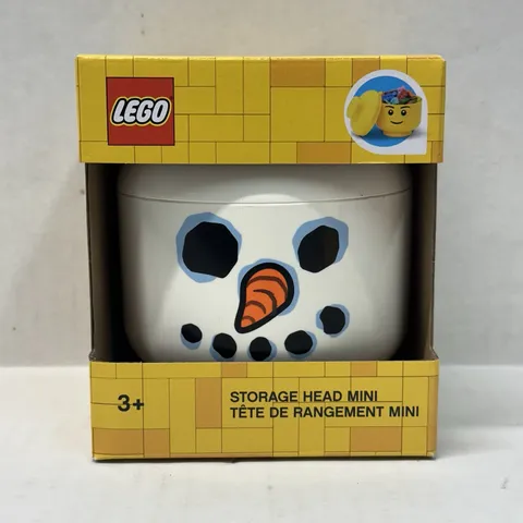 Lego Storage Mini Snowman Head