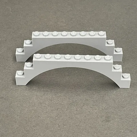 Lego 6108 14707 Light Gray Replacement Parts Pieces Lot of 2