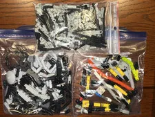 LEGO Technic Parts 1/2 Lb Adjustable Arms, Axles, Couplings, Claws Etc. 