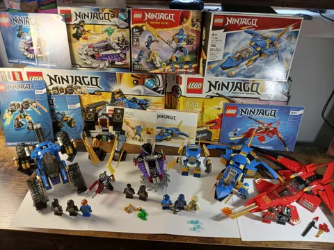 Lego Ninjago 5 Mixed Sets +Boxes +Manuals | 99% Complete | Thunder Raider | READ