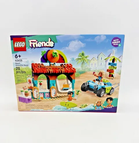 LEGO® 2024 Friends Beach Smoothie Stand 213 Piece Building Set 42625