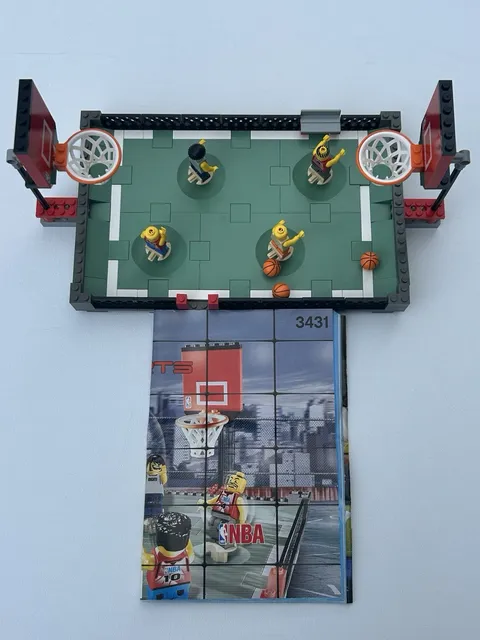 VINTAGE LEGO 3431 SPORTS BASKETBALL NBA STREETBALL 2 vs 2 from 2003