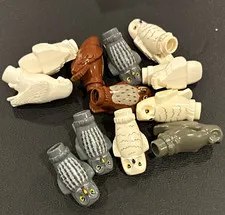 LEGO Animal/Owl Pieces Lot, 10-Piece Multicolor Plastic Parts Mix