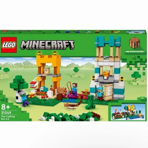 LEGO Minecraft: The Crafting Box 4.0 (21249) Brand New Sealed. Damaged Box