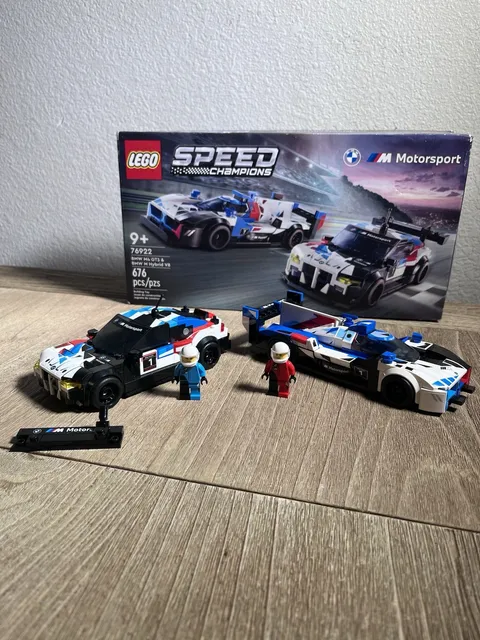 Lego 6470545 Speed Champions BMW M4 GT3 & BMW M Hybrid V8 Race Cars Read Desc!!