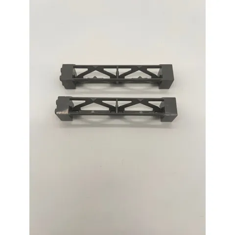 LEGO Dark Bluish Grey Triangular Vertical Support 2x2x10 Lot of 2