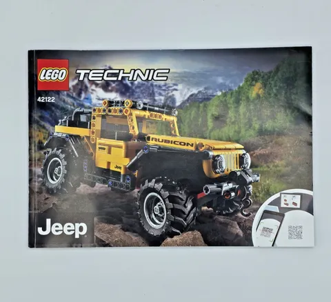 LEGO Technic 42122 Jeep Wrangler Instruction Manual ONLY 2021 Retired