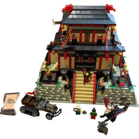 LEGO 7419 Dragon Fortress Orient Expedition Board Game Vtg 2003 Box Auth Japan
