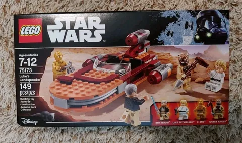 2017 Lego Star Wars Luke’s Landspeeder 75173 Set MIB Sealed Kenobi C-3PO Raider