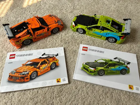 LEGO Technic #42204 and #42229 Fast and Furious Supra, Eclipse