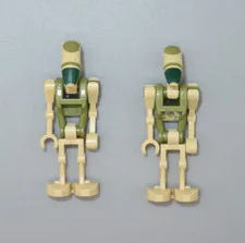 LEGO Star Wars Kashyyyk Battle Droids tan green minifigures 75233 75234 75283