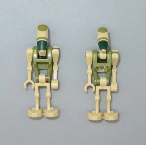 LEGO Star Wars Kashyyyk Battle Droids tan green minifigures 75233 75234 75283