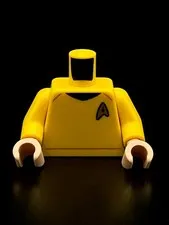Lego Unreleased Star Trek Official Minifigure Torso James T Kirk Rare