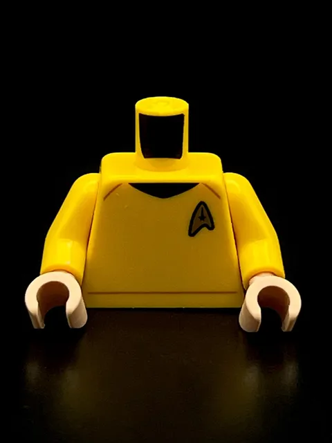 Lego Unreleased Star Trek Official Minifigure Torso James T Kirk Rare