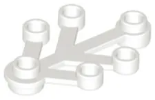 11x LEGO 2423 Plant Leaves 4x3 White 11 Pieces