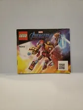 LEGO Marvel Avenger's Iron Man 76203 Instruction Guide MANUAL ONLY