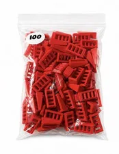 Lego Red 2x1x2/3 Grille Slope Brick 61409 New Lot Of 100