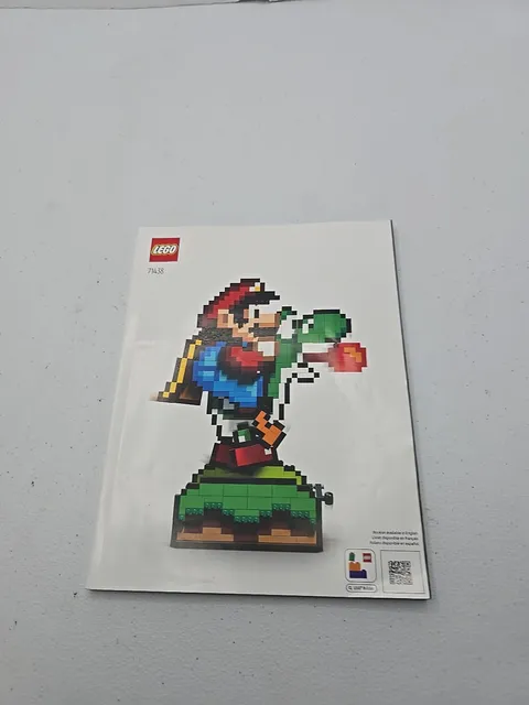 LEGO Super Mario World Mario & Yoshi 71438 -  Instruction Book Only