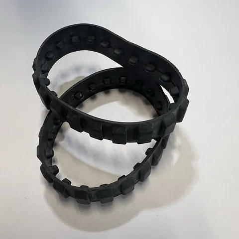 Vintage LEGO Vehicle Tread Tires Small 20 Links Black Car Truck X2