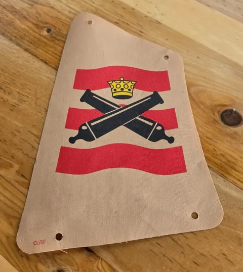 Lego Cloth Sail 2 with Crossed Cannons Pattern sailbb09 from Imperial Flagship