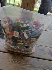 2 Gallon Bag Of Used Mixed Lego's
