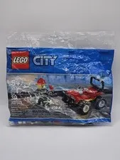 LEGO City Set 30361 Fire ATV (39pc 5+ Firefighter Minifigure) Sealed Polybag -MB