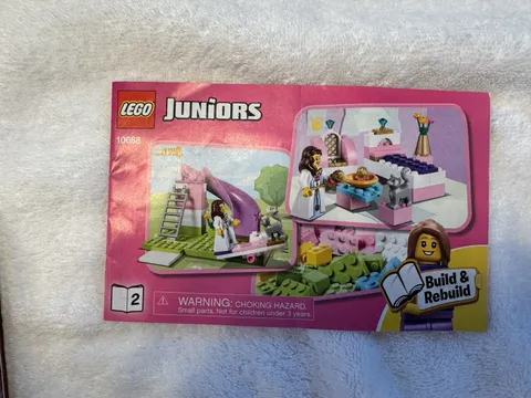 LEGO Juniors Princess Play Castle 10668 150pc Incomplete + Manuals