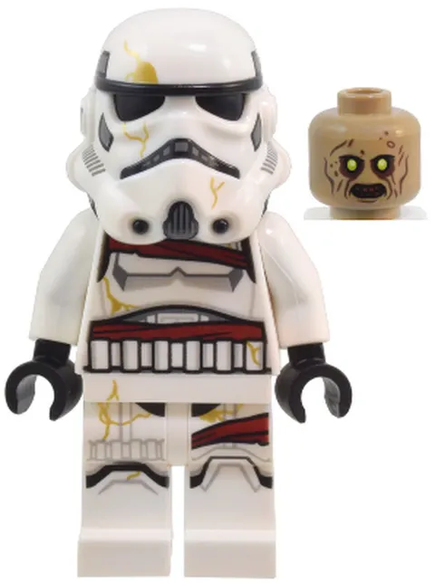 LEGO [No Color/Any Color] Night Trooper - White Helmet sw1358 Used Genuine
