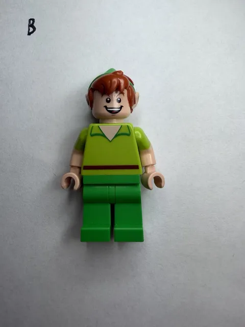 Lego New Minifigure Peter Pan Bright Green Legs Disney 100