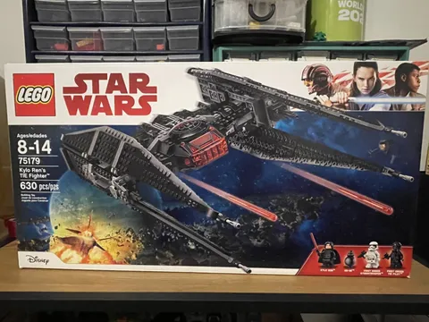 LEGO Star Wars: Kylo Ren's Tie Fighter (75179) - w/ Box Minifigures Instructions