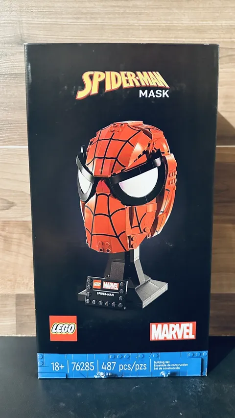 LEGO Marvel Spider-Man's Mask 76285 Complete Set 487 Pieces Box
