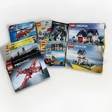 LEGO Manuals ONLY 9 Lot Technic Creator City SpongeBob 7206 6166 5891 79111 9394
