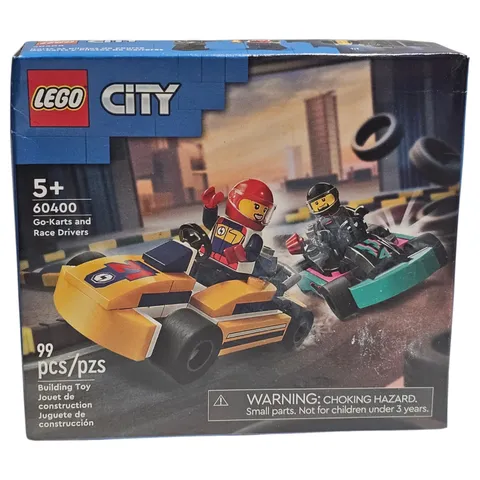 LEGO CITY: Go-Karts and Race Drivers #60400. 99pcs. 5+ READ