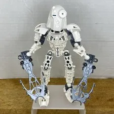 LEGO Bionicle 8606 Toa Nuju Toa Metru 2004 Complete Build No Manual