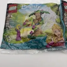 2 LEGO Disney 30671 Aurora's Forest Playground Polybag Princess Sleeping Beauty