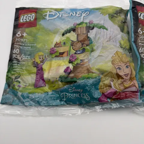 2 LEGO Disney 30671 Aurora's Forest Playground Polybag Princess Sleeping Beauty