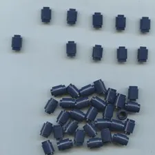 LEGO x 40 Dark Blue Brick, Round 1 x 1 3062