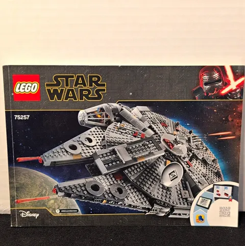 LEGO Star Wars Millennium Falcon 75257 Instruction Manual Booklet English 2019