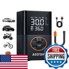 Astroai L7 Tire Inflator Portable Air Compressor Cordless Mini Bike Pump