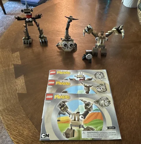 LEGO MIXELS Series 3 Footi Scorpi Hoogi 41521 41522 41523 Complete