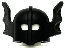 Lego New Vampire Knight Black Minifigure Headgear Helmet with Bat Wings
