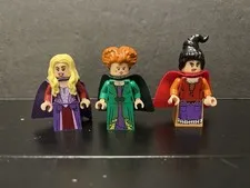 LEGO Hocus Pocus Sanderson Sisters 3 Minifigures Set Winifred Sarah Mary 21341