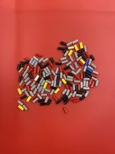 Approx. 135x LEGO Technic Axle Joiner Connector 2L Parts Lot Mixed Color