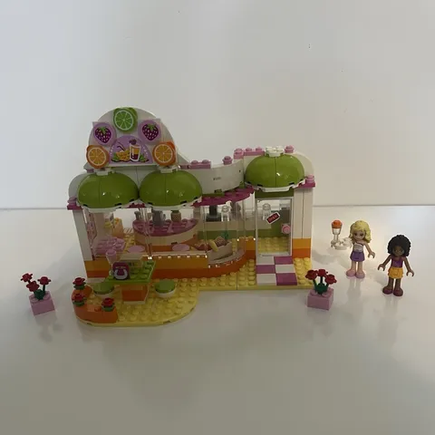 LEGO Friends Heartlake Juice Bar 41035 277 pcs Complete Set w/ Andrea No Box