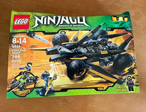 NEW LEGO NINJAGO Cole's Tread Assault 9444 Masters of Spinjitzu 286pcs Box 8-14